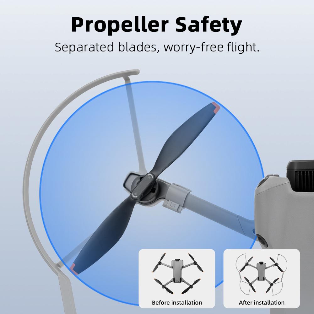 For DJI MINI 5 PRO Anti-Collision Drone Bumper Shield Lightweight Propeller Protect Rings Reusable Prevent Scratch Accessories