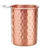 Handgesmeed Metalen Tumbler Gehamerd Roestvrij Staal Beker, met Stabiele Basis, Duurzaam Langdurige Beker Herbruikbaar Drinkglas, Gemakkelijk te Onderhouden Koper