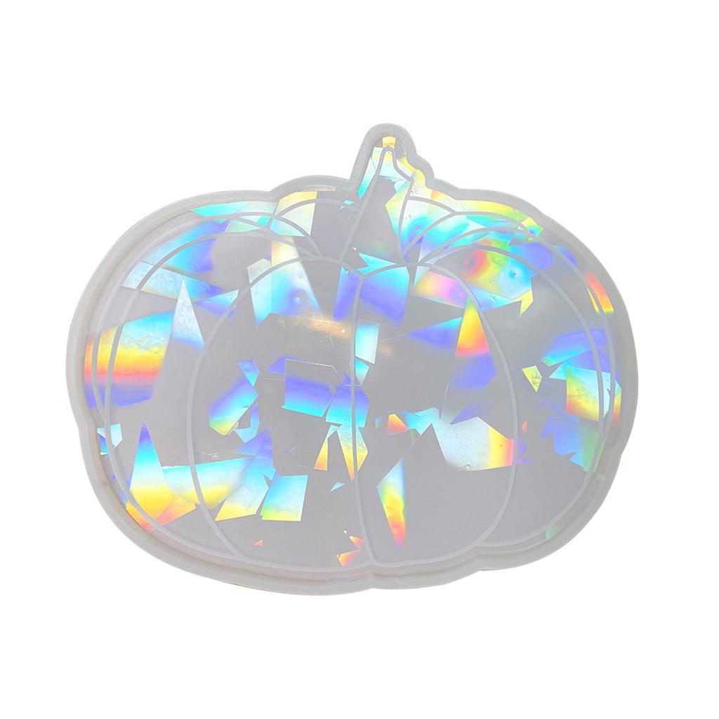 Holographic Coaster Molds for Epoxy Resin Craft Pumpkins Cup Mat Silicone Mold Halloween Coaster Mold DIY Home Decor