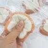Kawaii Toast Mochi Squishy Squeeze Slow Rebound Stress Relief Toy Pureed Bread Slices Dessert Girl'S Birthday Gift Fidget Toys
