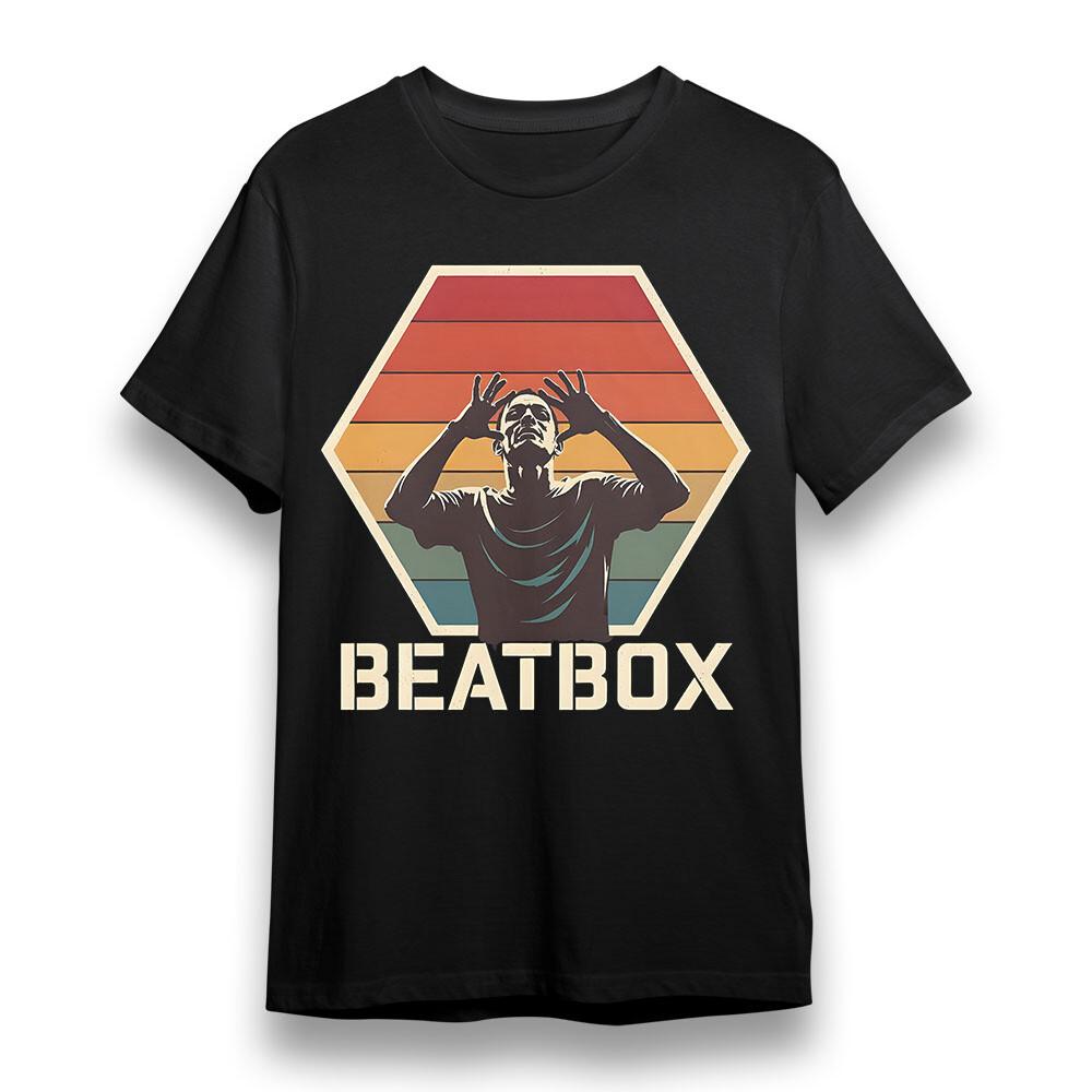 

Men s Plus Size T-shirt With Beat Box Style Graphic Unisex Black 100% Cotton Tee M