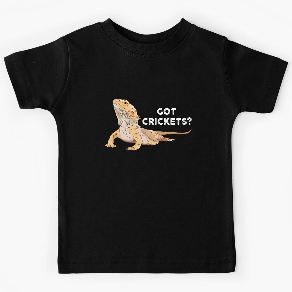 Funny Bearded Dragon, Got Crickets?, Bearded Dragon Lover Kids T-Shirt 160