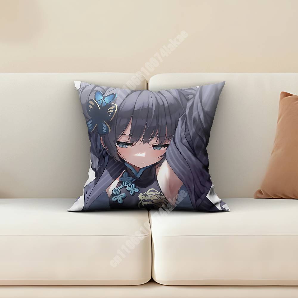 Blue Archive Ryuuge Kisaki Pillow Cover Cushion Case Sofa Couch Home Gaming Room Decoration