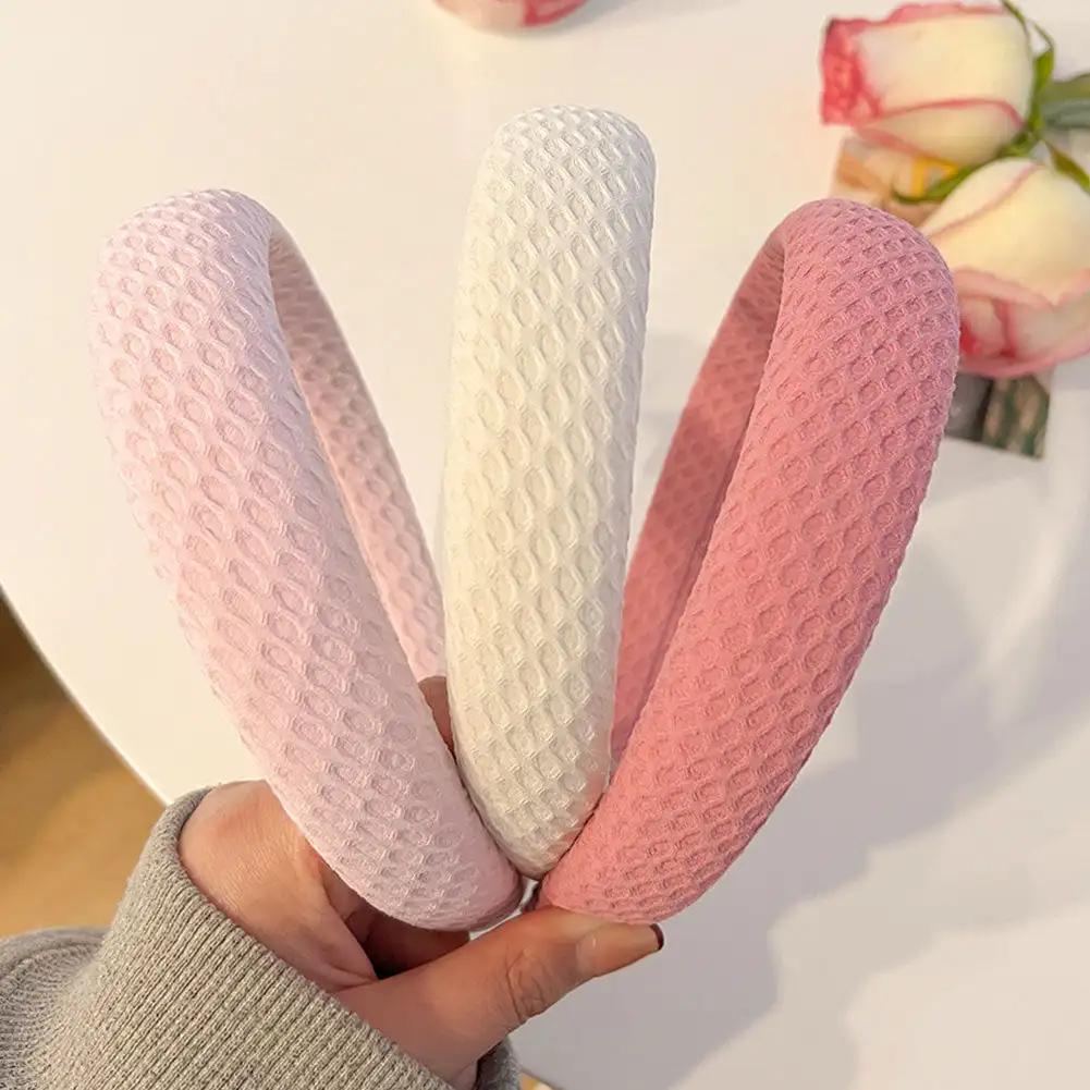 Korean Headbands for Woman Hair Accessories Solid Color Hairbands Retro Broadside Hair Hoop Women Girls Fashion Hair Band