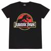 Jurassic Park TShirt Movie Logo New Black Official