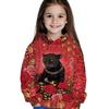 Autumn and Winter Children's Cute Little Animals 3D Printed Hooded Comfortable and Versatile and Breathable Hoodies & Sweatshirts (Girls)