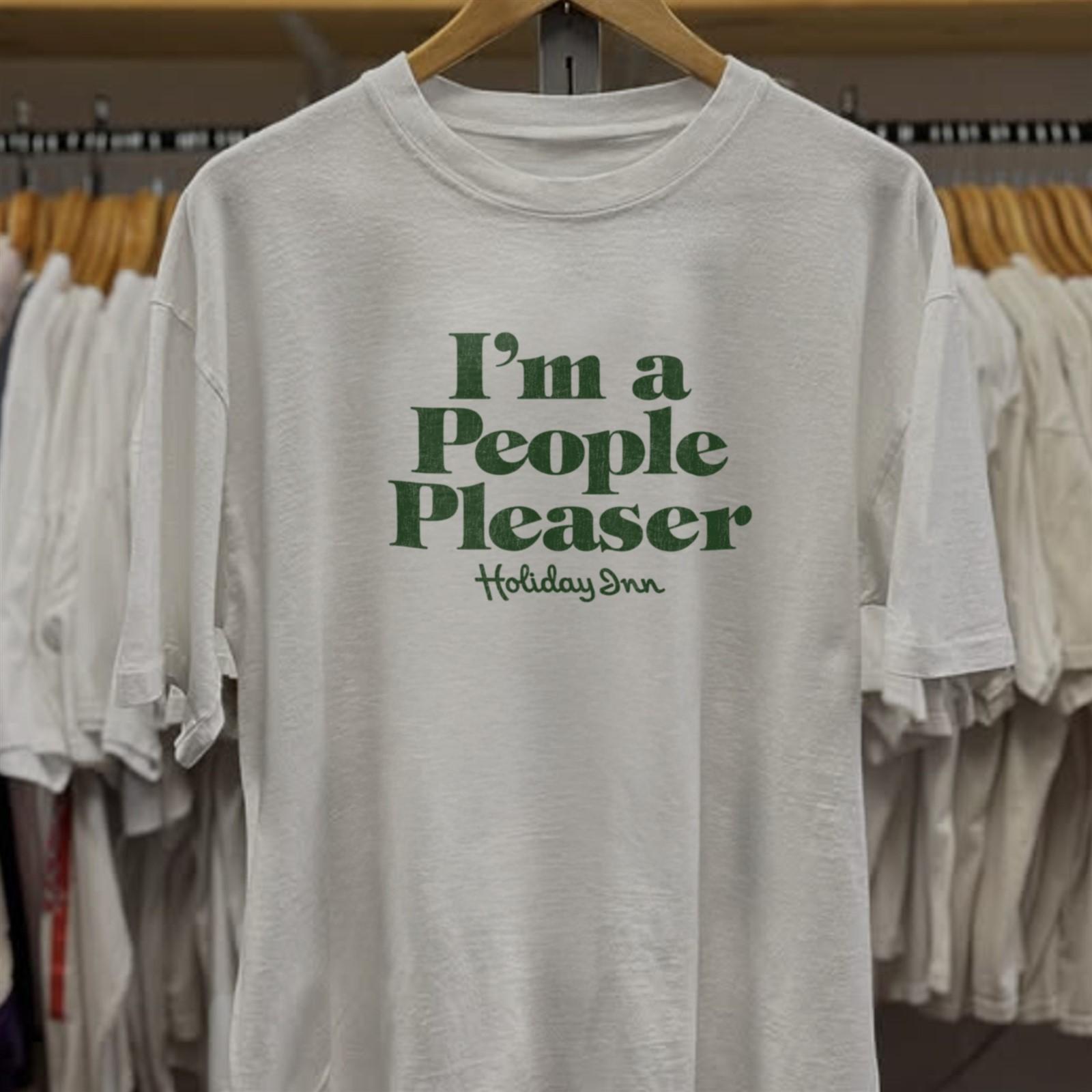 90s People Pleaser Holiday Inn Promo T-Shirt White XXL L