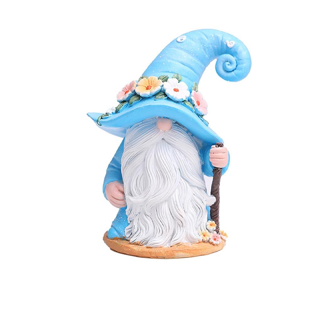 Funny Christmas Gnome Figurine Handmade Santa Claus Ornament  Home Xmas Decor