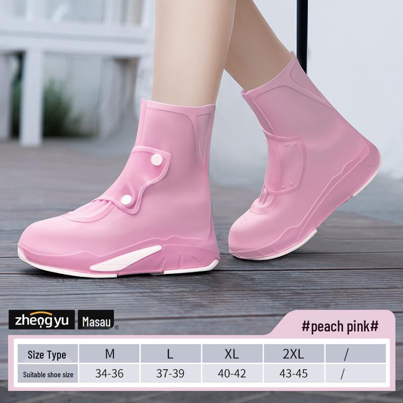 

Прочные водонепроницаемые нескользящие силиконовые бахилы для взрослых и студентов - Толстые, износостойкие и портативные чехлы для дождевых сапог 34-36