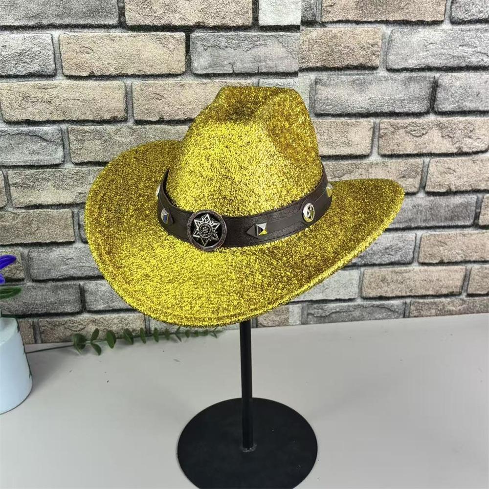 Christmas Event Hat Western Cowboy Hat Summer Versatile Jazz Western Cowboy Hat