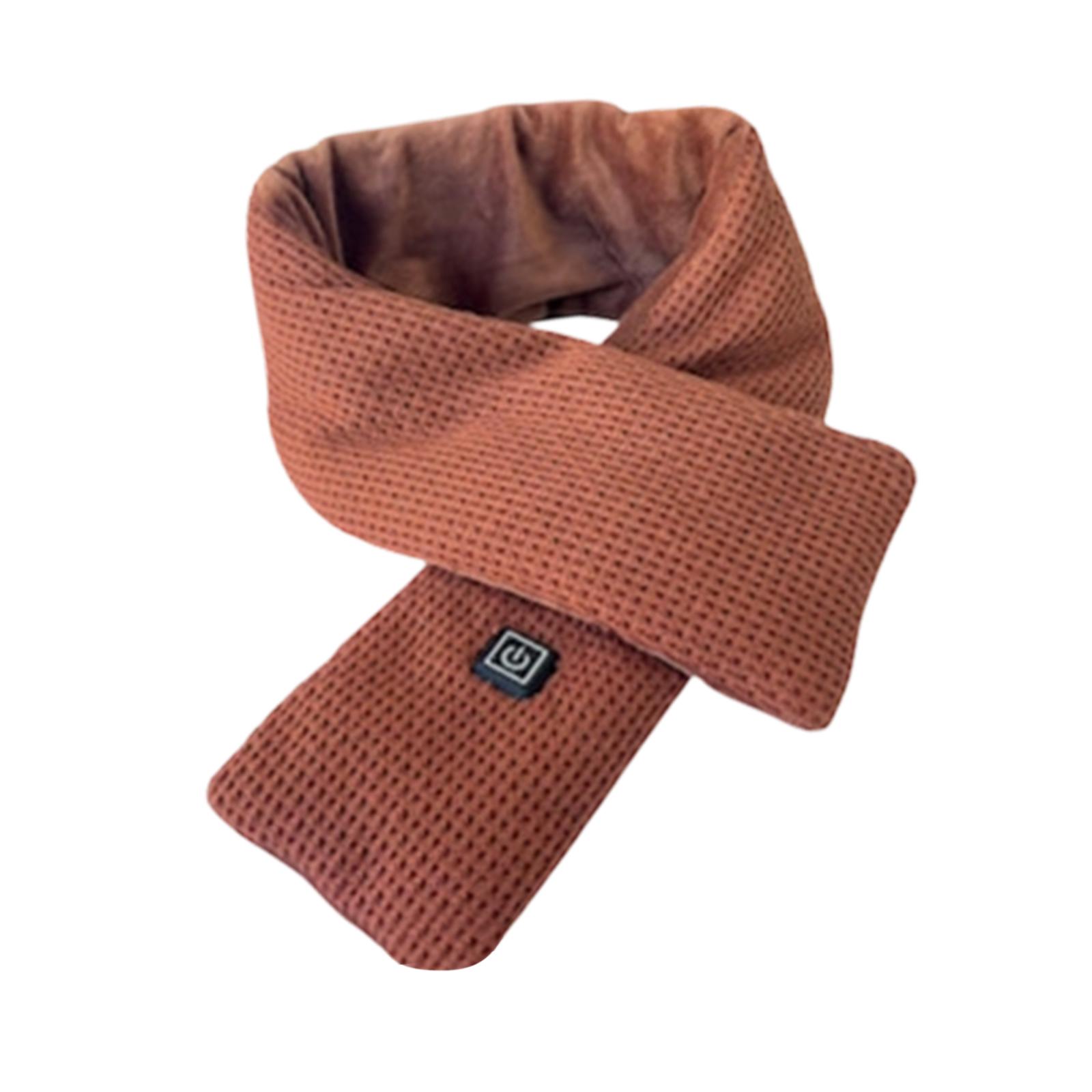 

Heated Scarf Smart Temperature Control With Multiple Settings For Warmth In All Scenes One Size кавовий