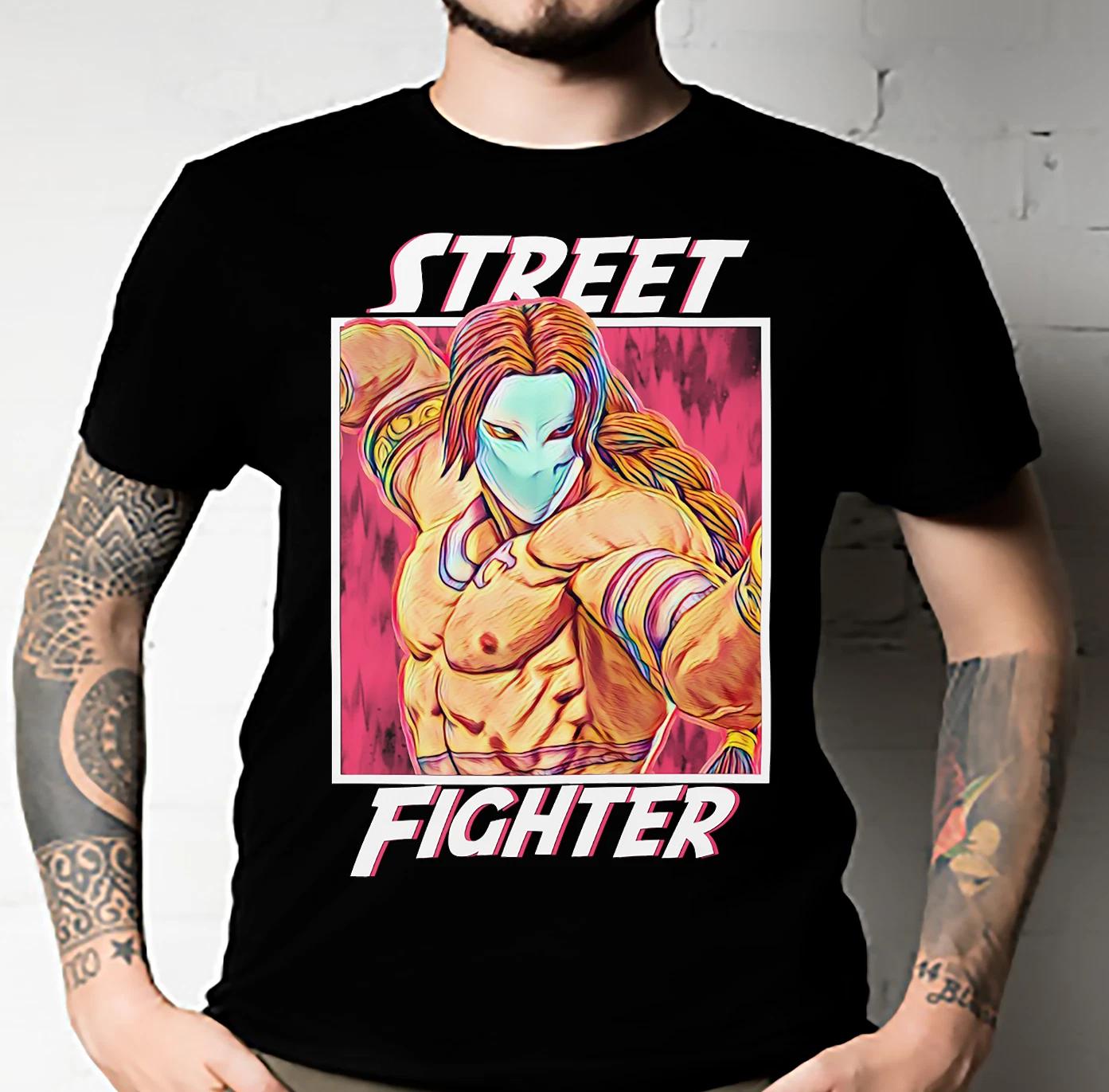 Men s and Women s T-shirts Street Fighter – Vega Essential XXL