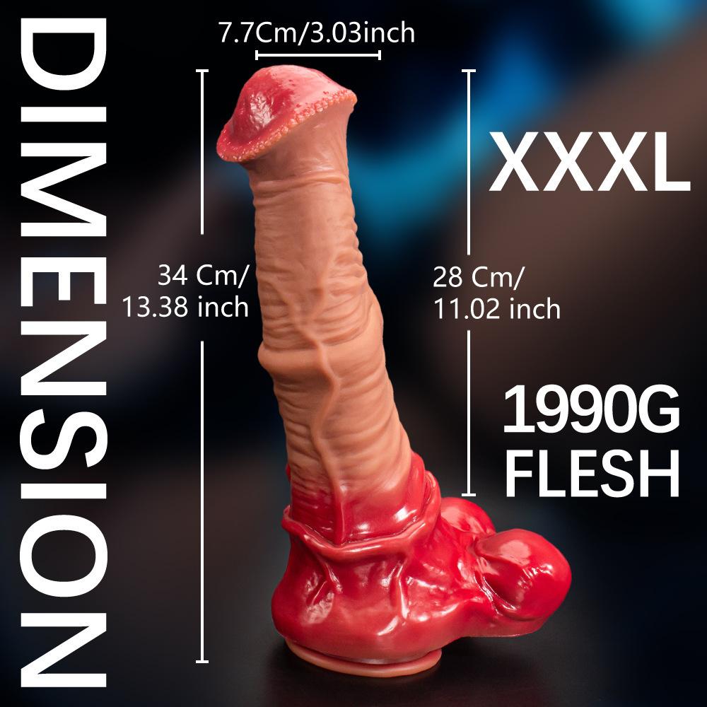 Alien horse hanging penis silicone female penis toy dildo female chrysanthemum masturbation anal plug