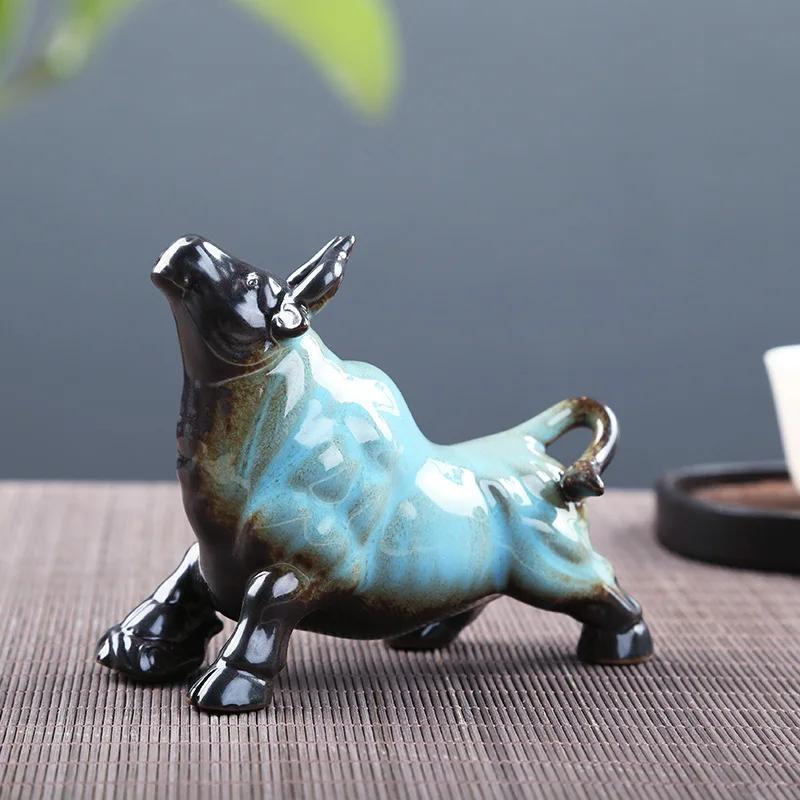 

Kiln Baked Cattle Tea Ornaments Cattle Furnishings Bring In Wealth and Remove Evil Spirits Transfer Buffalo Tea Pet Mini Tea Set