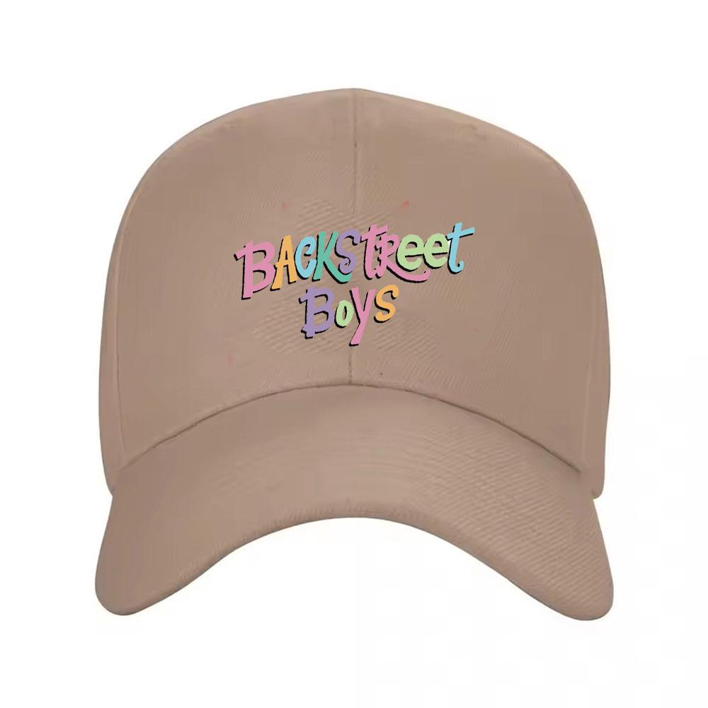 Backstreet Boys Letter Baseball Concert Cap Outdoor Retro Trucker Dad Hat Unisex Teens Casual Sunshade Snapback Polyester Cap