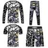 Kids' Sportswear Set: Breathable, Stretchable 4-Piece for Basketball, Football, Cycling & Outdoors