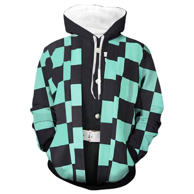 Slayer Kimetsu No Yaiba 3d Hoodie Sweatshirt With Comfortable Soft Material**