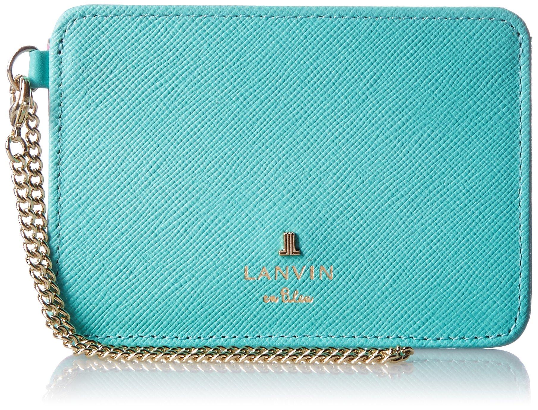 Женский зеленый чехол-визитница Lanvin en Bleu Luxembourg
