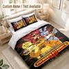 Five Nights at Freddy’s Bettwäsche-Set, 1 Bettbezug & 2 Kissenbezüge Weich Bequem Schlafzimmer Heimtextil Deko