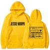 Jessie Murph Hip Hop Hoodie Printed Gothic Long-sleeved Hoodie Grunge Clothing Vintage Moletom Hoodie