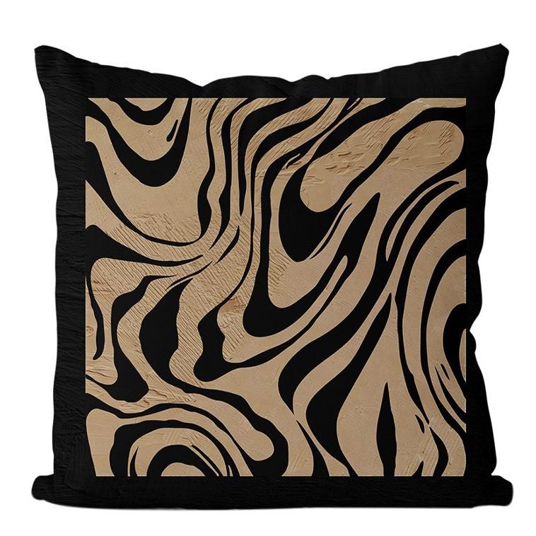 New Retro French Style Abstract Illustration Model Room Decoration Home Bedroom Bedside Living Room Sofa Cushion Cover Cushion