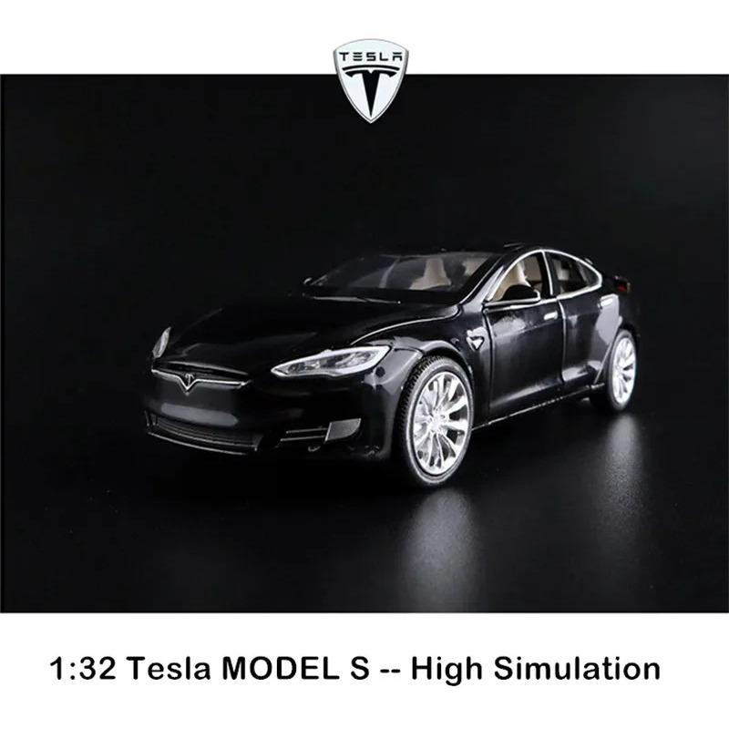 1/32 Tesla MODEL S Legering Auto Model Diecasts & Speelgoedvoertuigen Speelgoedauto's Gratis Verzending Kinderspeelgoed voor Kinderen Geschenken Jongens Speelgoed