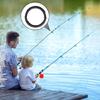 48Pcs Fishing Poles Eyelet Ceramic Insert Fishing Rod Guide Eye Ceramic Rings Ceramic Wear Heat Conduction Repair Part