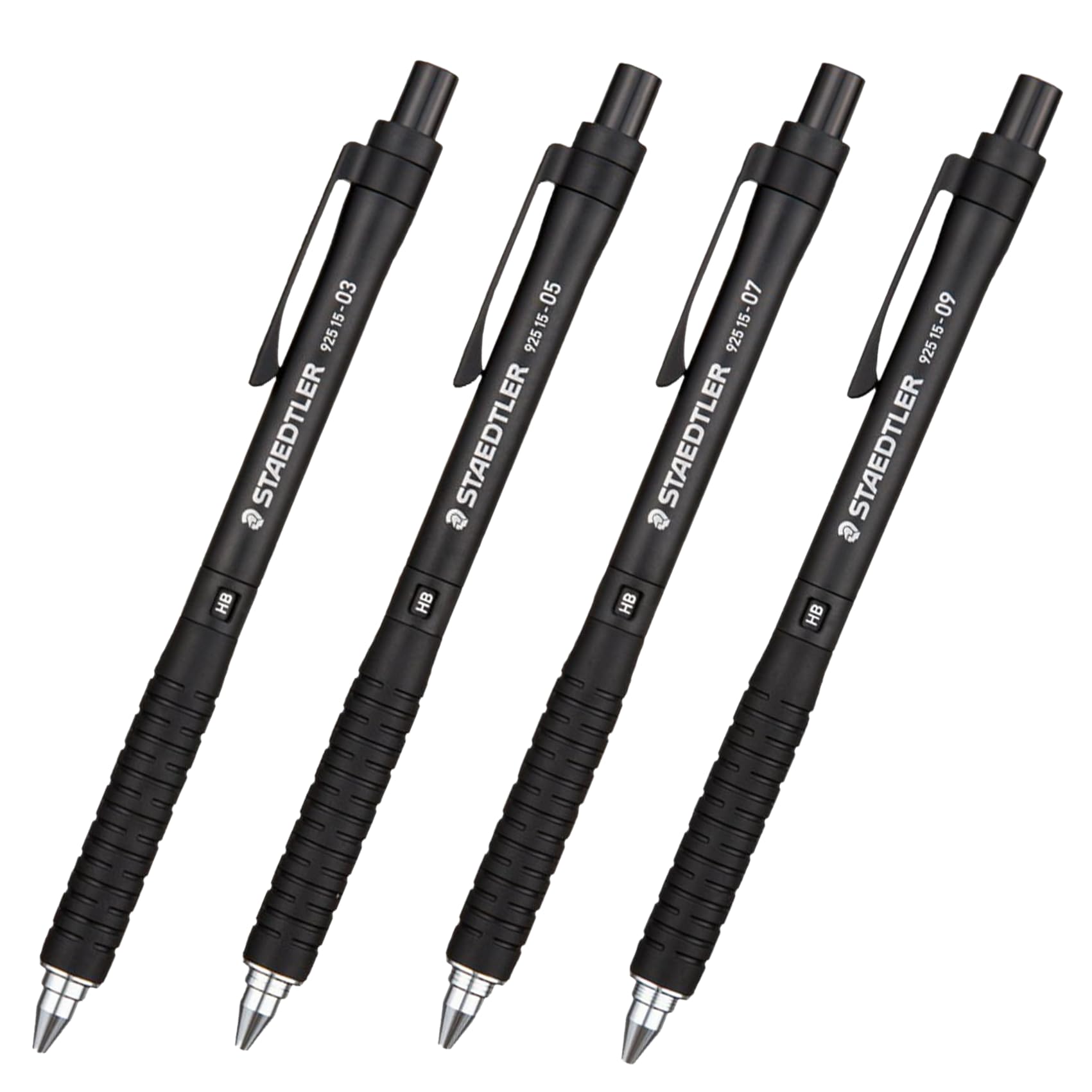 

Чертежные карандаши STAEDTLER (Набор из 4) 925 15 (0,3 мм, 0,5 мм, 0,7 мм, 0,9 мм) - Включены измерительные и памятные карточки