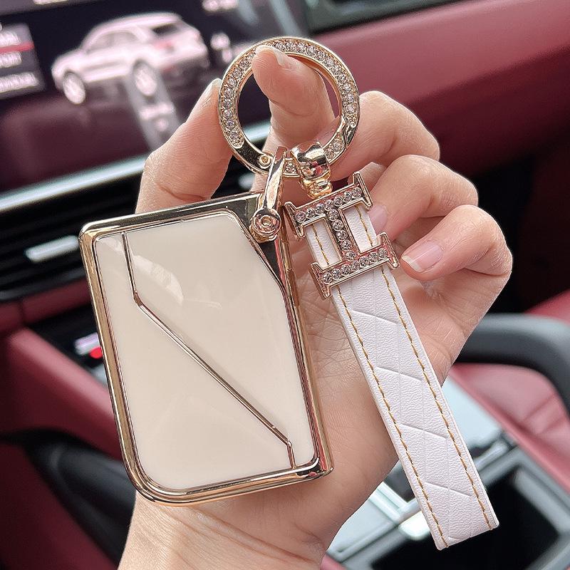 Lynk & Co Key Case: 2022 Limited Edition - Fits 06, 03, 01, 02 Hatchback Models, Stylish Buckle Design for Women.
