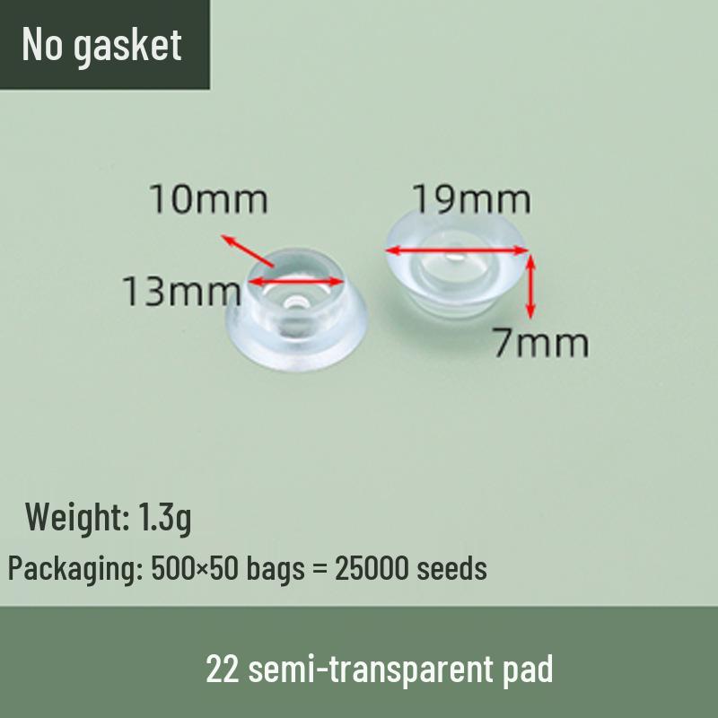 Transparent Anti-Slip Furniture Leg Pads, Heightening Round Moisture-Proof Foot Protectors for Chairs, Tables, Sofas