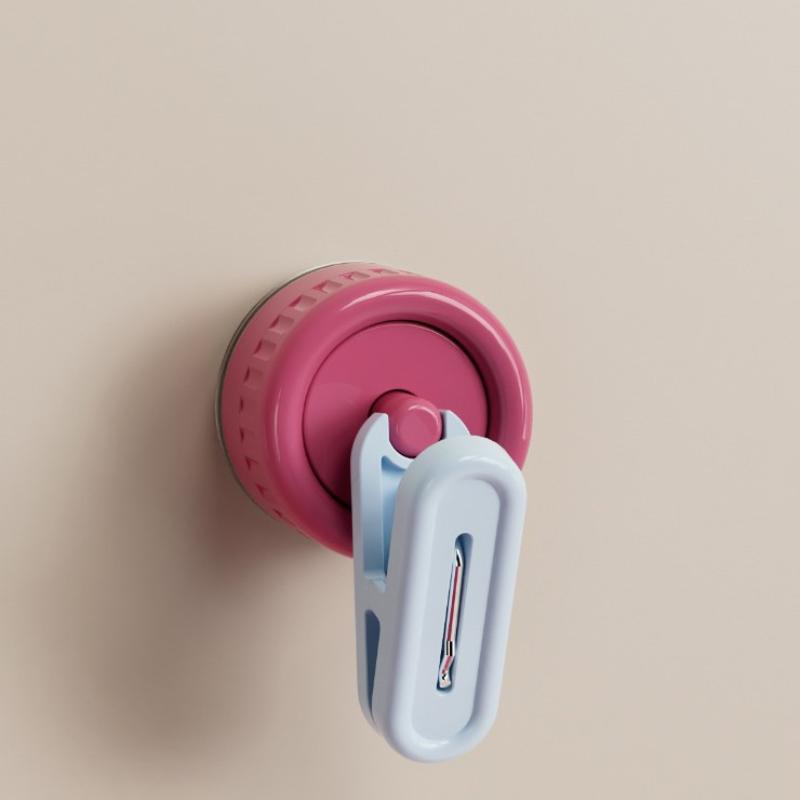 

Waterproof Rotating Suction Cup Storage Clip No Drill Seamless Hook Glove Hanger Strong Load Bearing Holder Organizer Bath 2