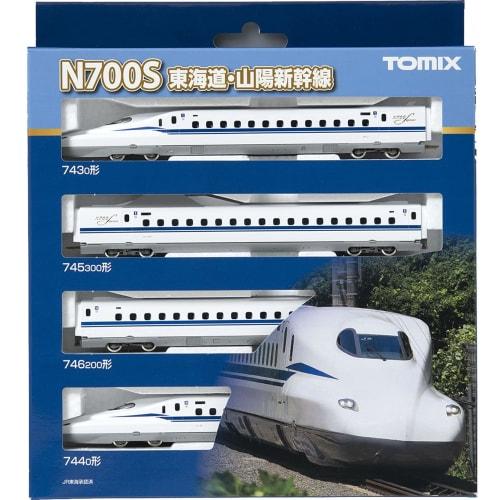 TOMYTEC TOMIX N Gauge JR N700 Series N700S Tokaido/Sanyo Shinkansen Basic Set, 4 Cars, 98424, White Model Train