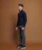 PANICALE Navy Soft Half-Zip Knit (Type B)