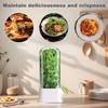 Vegetable Preservation Bottle with Water Reservoir Case  Storage Container  Fresh-Keeping Container for Refrigerator