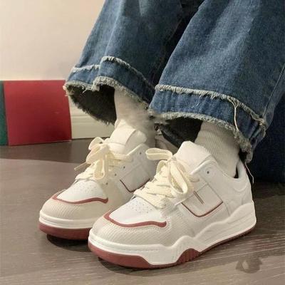 Casual Women's Shoes Thick-Soled White Shoes Women's Spring Casual Versatile Shoes Niche Original Board Shoes