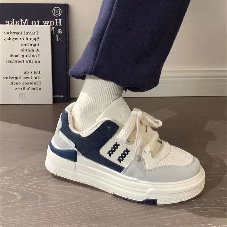 2025 niche women's shoes new women's shoes student casual high-value sports board shoes white shoes shoes thickened women's shoes