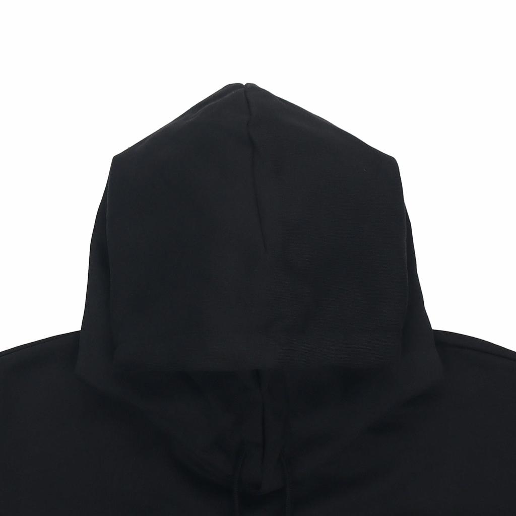 Adidas SS22 Solid Color Sports Hoodie Men Tops Black HH9428