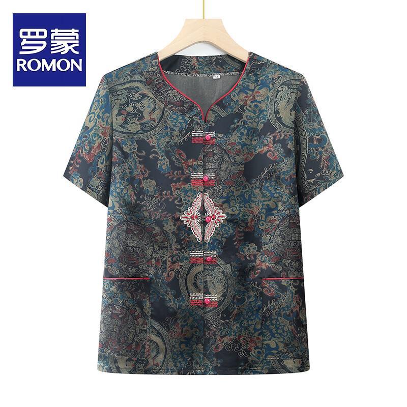 ROMON Women s Summer Tang Suit Blouse 5XL