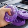 Soft TPR Pinching Toy Ghost Dumpling Stress Ball with Steamer, Maltose Slow Rising Squeeze Toy, Fidget Sensory Halloween for Anxiety Relief And Party