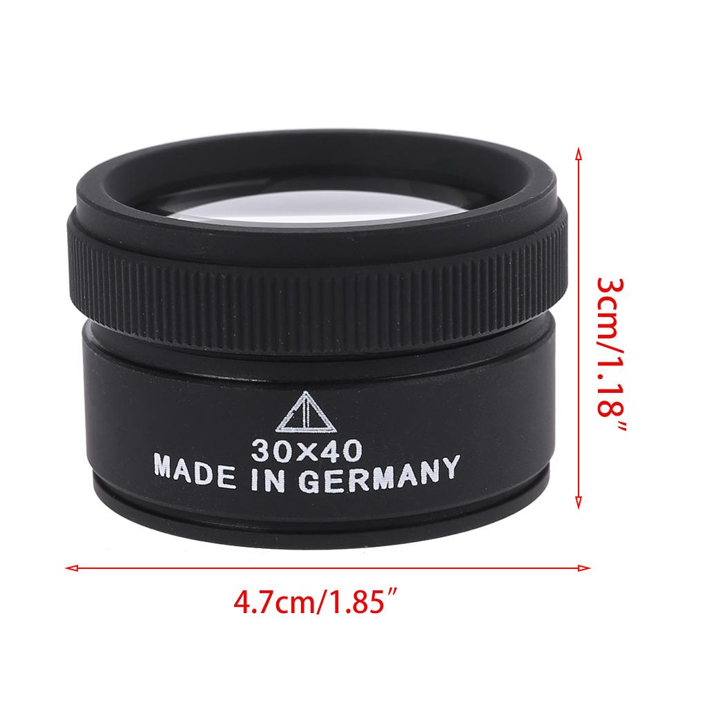30X Optics Loupes Magnifier Microscope Magnifying Glass Lens for Jeweler Coins