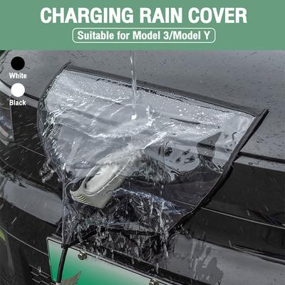 Electric Vehicle Charger Port Cover Outdoor Rainproof Protection Dustproof Covers for Tesla Model 3 Y SUV Car Accessories