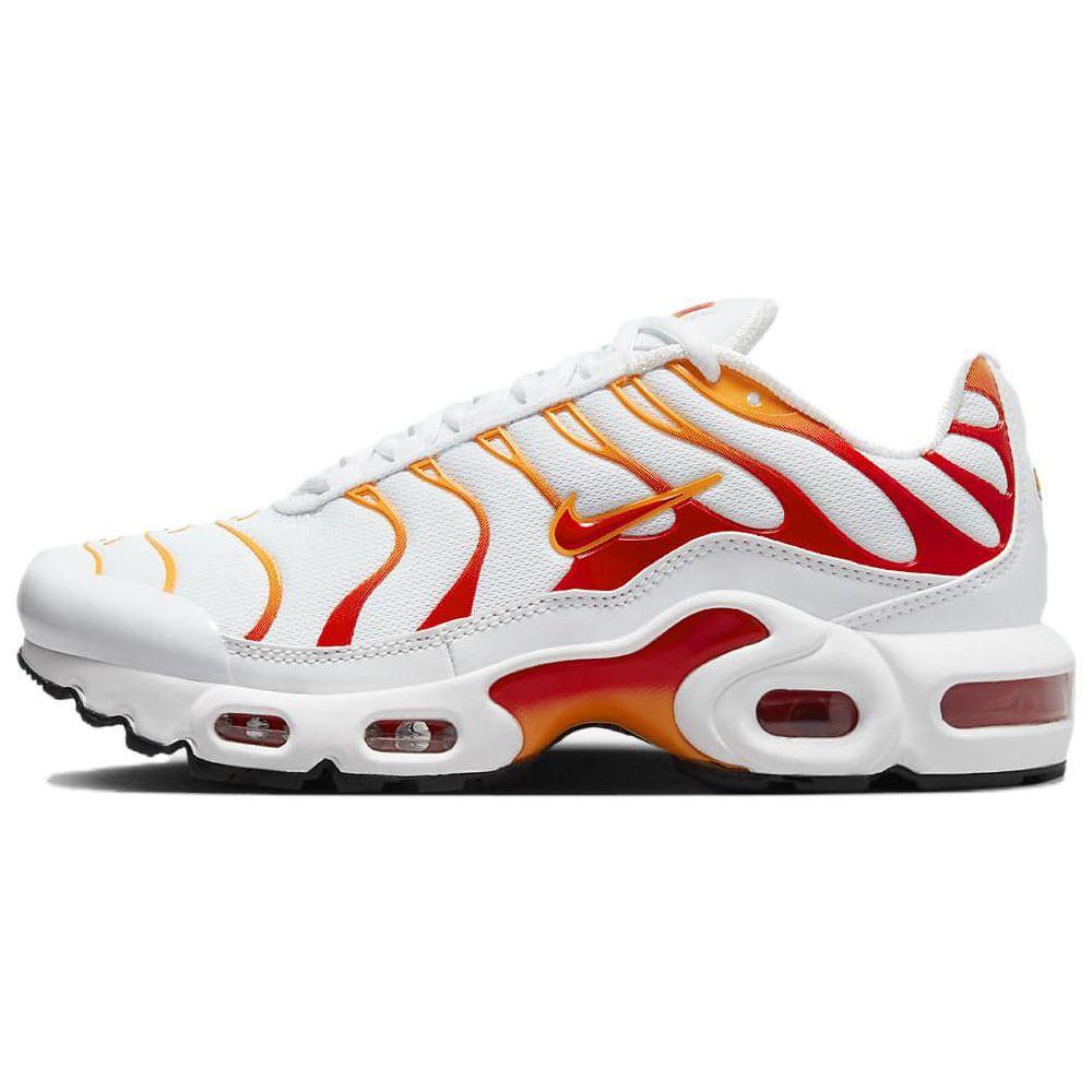Nike Air Max Plus GS Bílá Láva Dětské Tenisky Univerzitní Červená Laserově Oranžová FN3857-100
