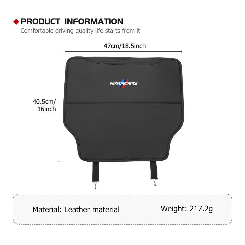 For BMW Car Seat Back Anti Kick Pad Child Anti-Scratch Protective Mat E91 E92 E93 E60 F10 F30 E39 E36 E87 X3 X5 E70 E46 E90