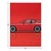 India Red 1986 P 944 951 Turbo (US spec) Throw Blanket Warm cosplay anime manga Flannel Fabric Blankets