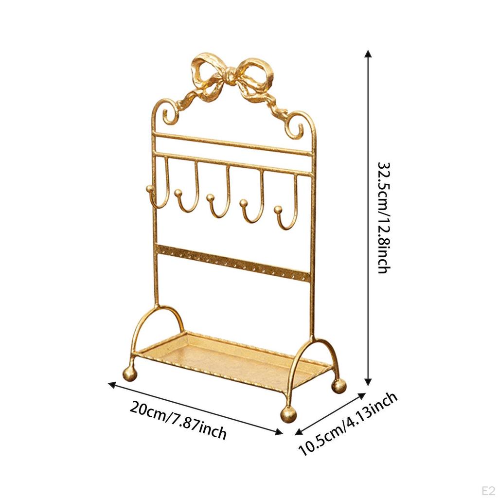 Jewelry Organizer Bracelet Storage Rack Earrings Hanger Necklace Holder Stand for Lipstick