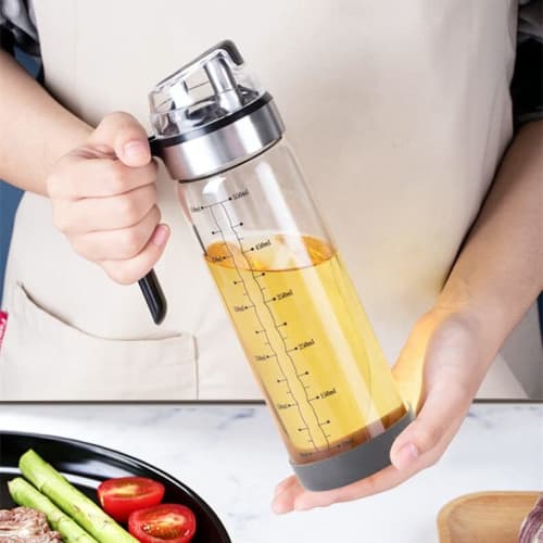 Huiyu Oil Bottle, Oil Pot, Olive Oil Bottle, Oil Pot, Gravity-Open Oil Bottle, 550ml X 1