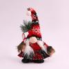 Neu Weihnachtsschmuck Wollknäuel Stricken gebogen Hut Gnome Puppe Ornamente Krücken Amerikanische