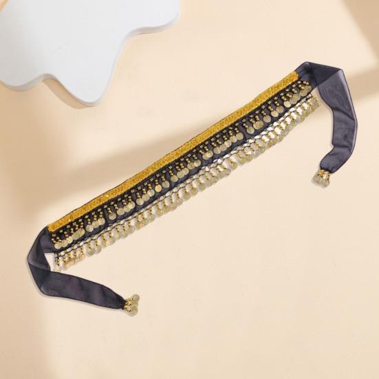 Women Chain Color Wide Double Layer Waist Versatile Waist Strap Waist
