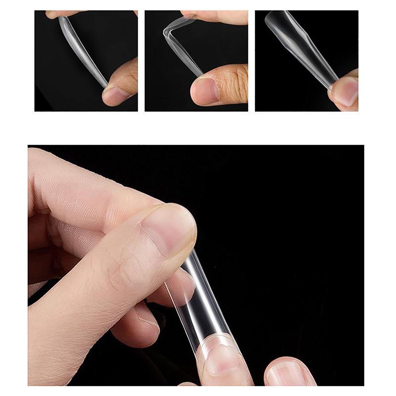 240Pcs/Box Fake Nails Clear Super Long False Nail Acrylic Artificial Nail For Extension Manicure Charms Nail Tips Art Salons