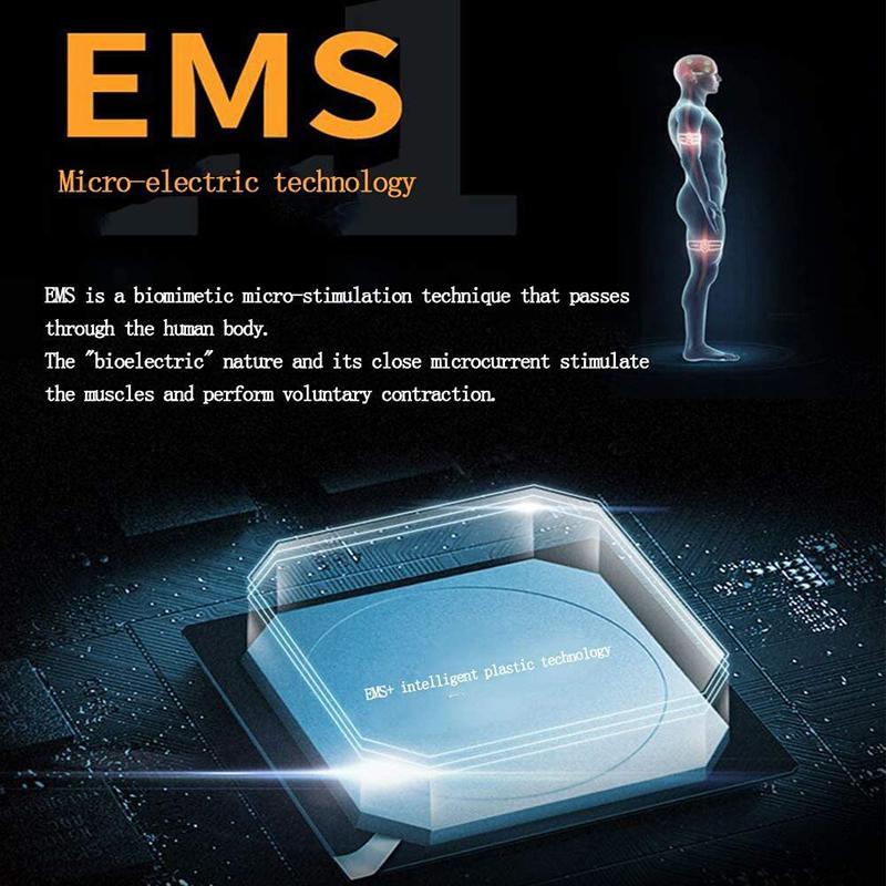 EMS Abdominal Muscle Stimulator Smart Muscle Abs Trainer Elektryczny Fitness Masaż Naklejka USB Akumulatorowy Masaż Wyszczuplający Ciało